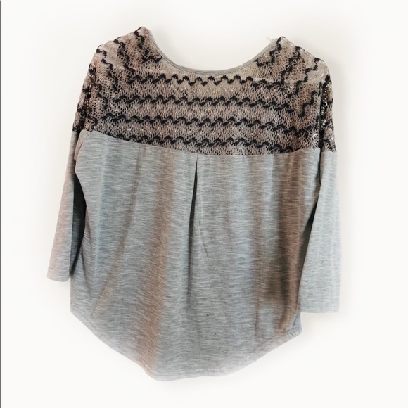 - Miss Me light gray women’s top‎ Sz S - Picture 2 of 9